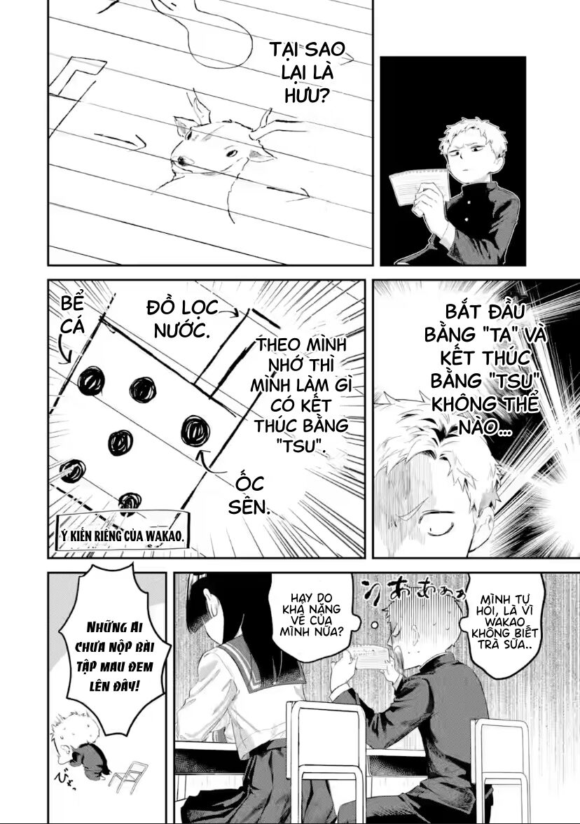 Cô Bạn Wakao-San Bàn Bên Có Vẻ Nhìn Thấy Gương Mặt Của Tôi Nhưng Tôi Thì Không: Chapter 9