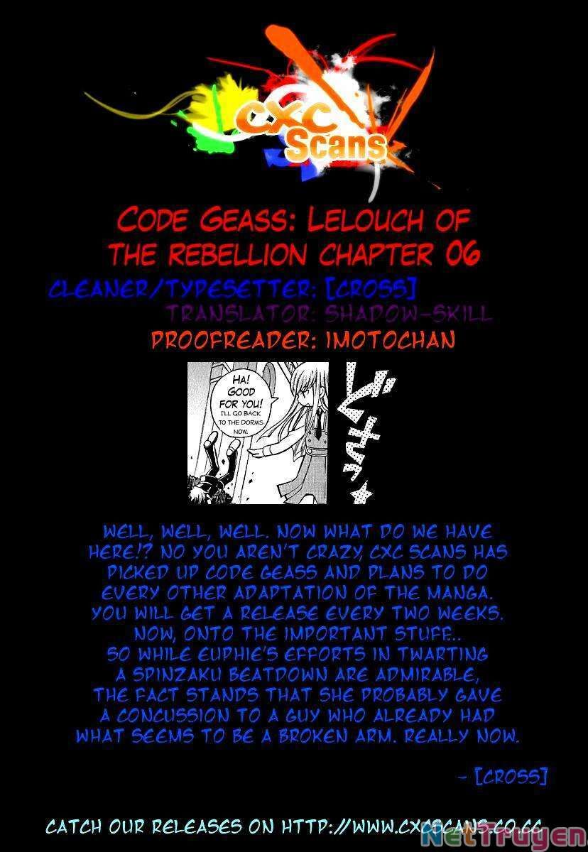 Code Geass: Lelouch Of The Rebellio: Chapter 6