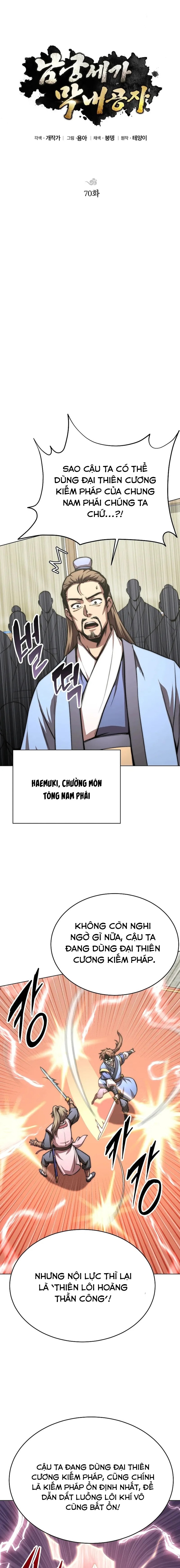 Con Trai Của Gia Tộc Nam Cung Thế Gia: Chapter 70