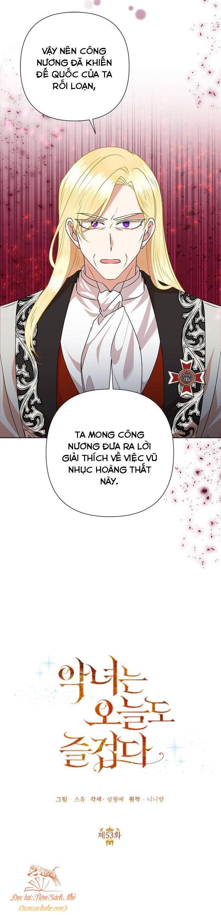 Cuộc Sống Vui Vẻ Của Ác Nữ: Chapter 53