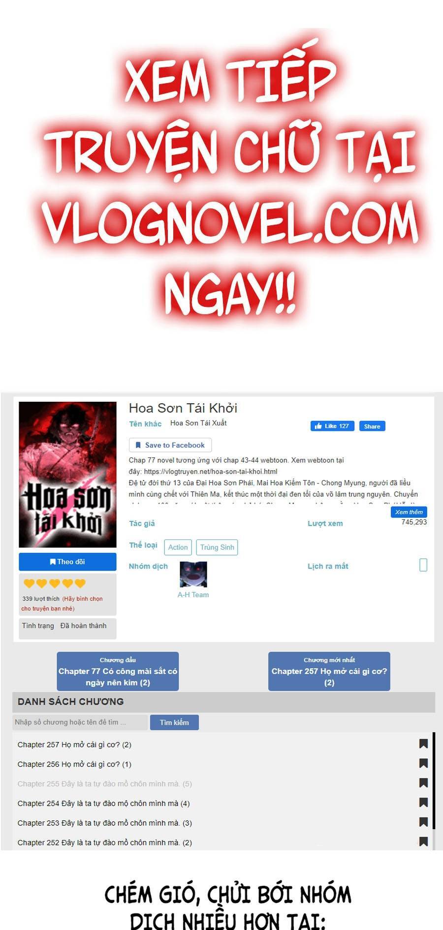 Hoa Sơn Tái Xuất | Hoa Sơn Tái Khởi: Chapter 55