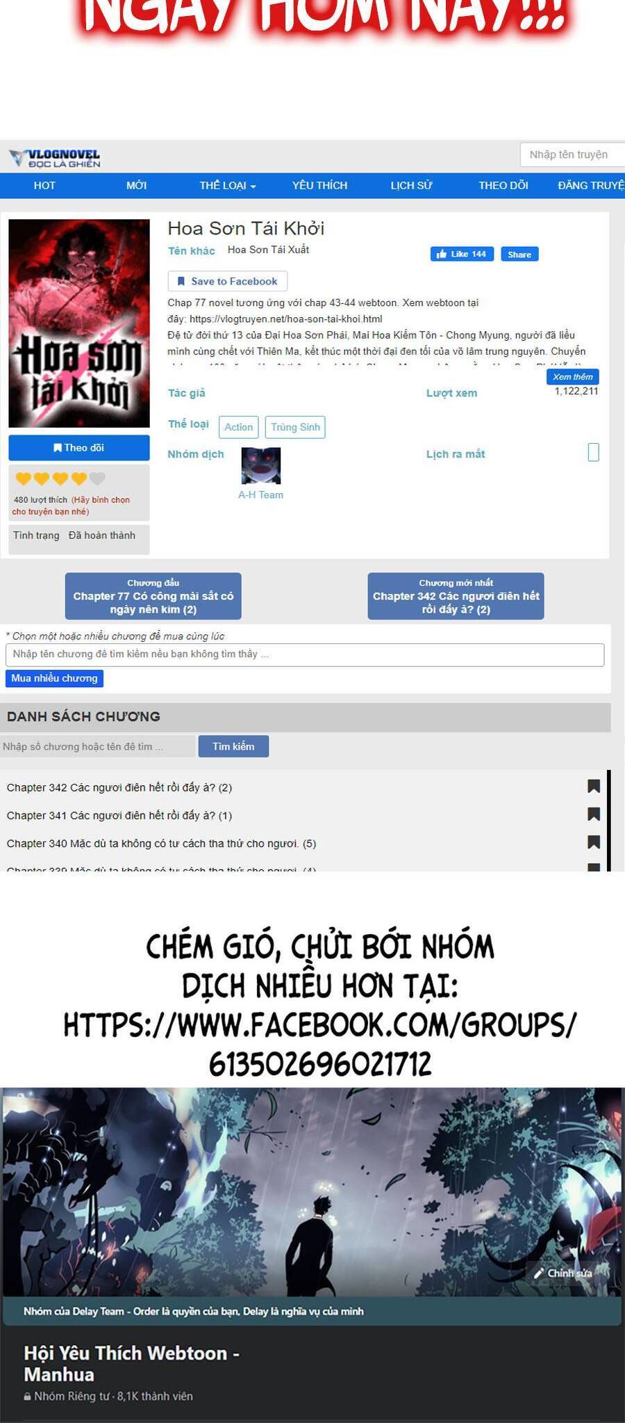 Hoa Sơn Tái Xuất | Hoa Sơn Tái Khởi: Chapter 58