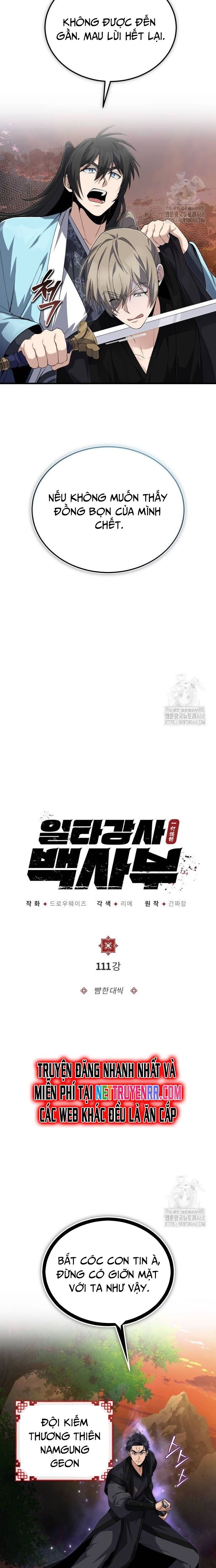 Đệ Nhất Võ Sư, Baek Cao Thủ: Chapter 111