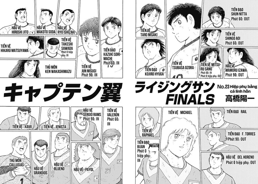 Đội Trưởng Tsubasa - Mặt Trời Mọc - Chung Kết: Chapter 23