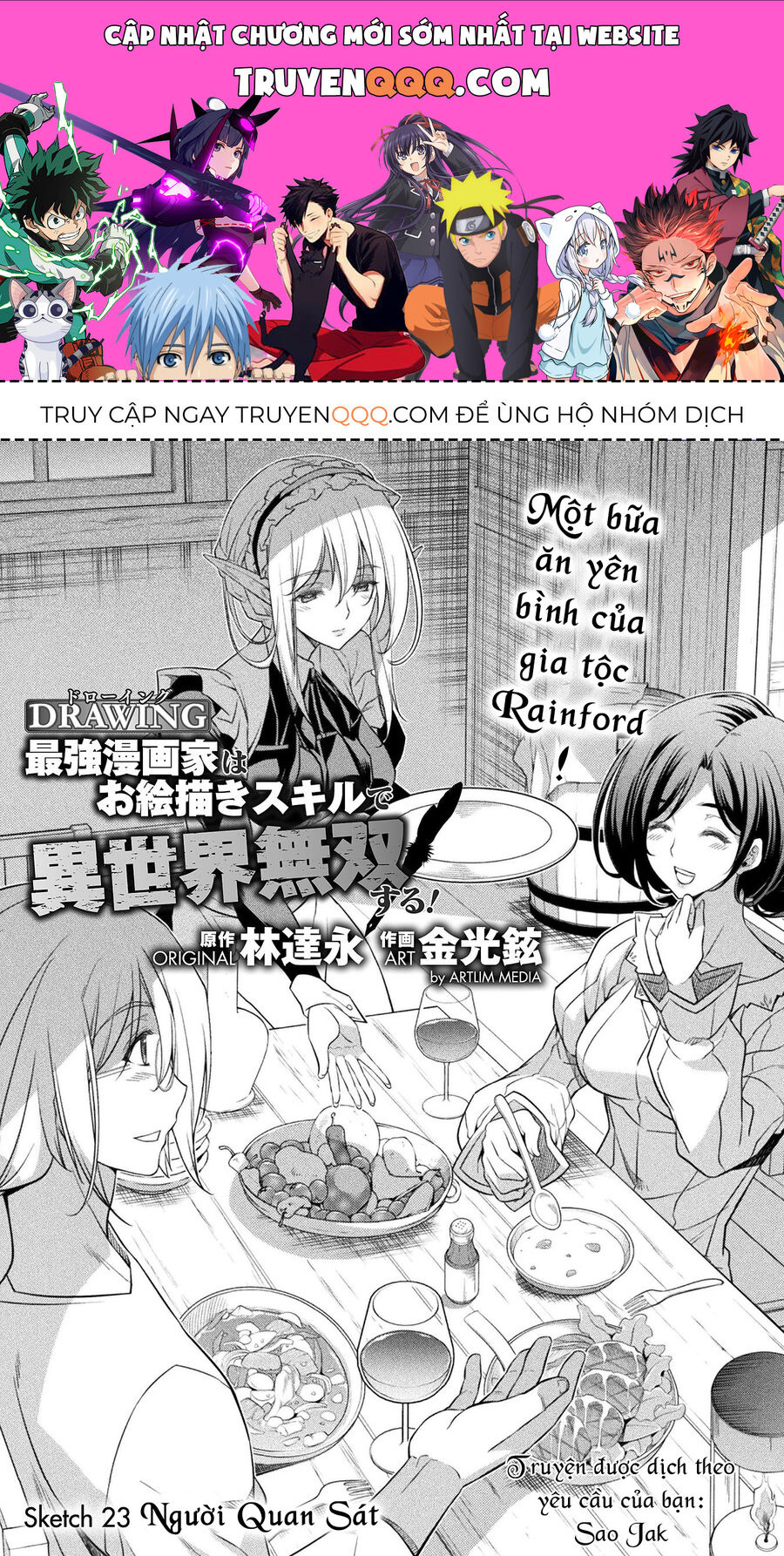 Drawing: Mangaka Mạnh Nhất Với Kỹ Năng Vẽ Tranh Vô Song Tại Dị Giới: Chapter 23