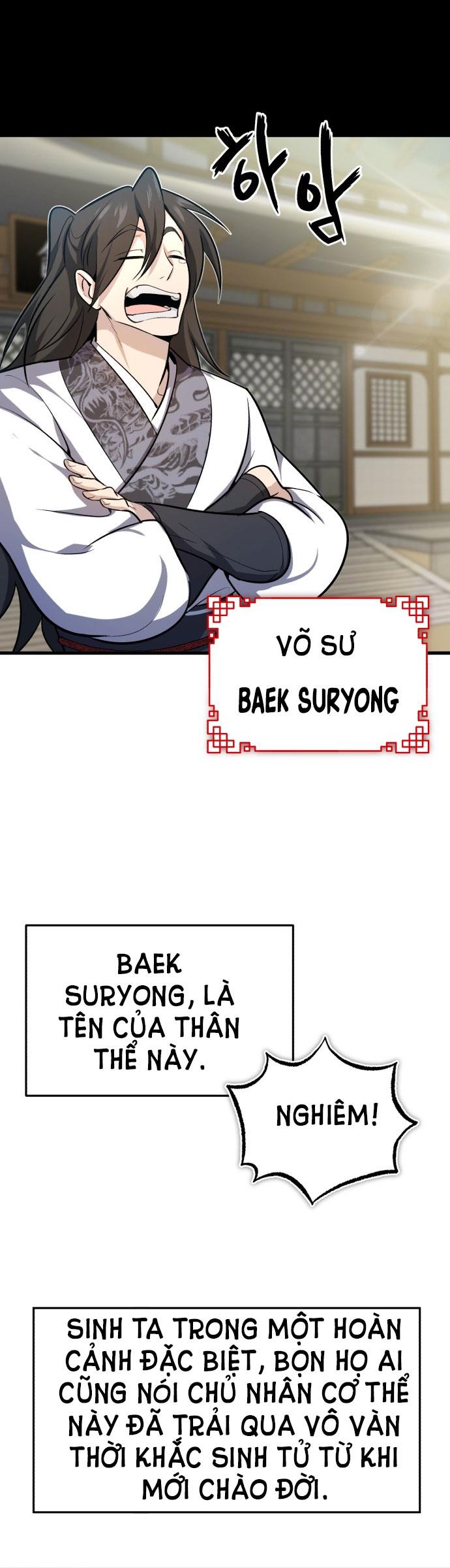 Giảng Sư Đứng Đầu, Baek Sư Phụ: Chapter 1