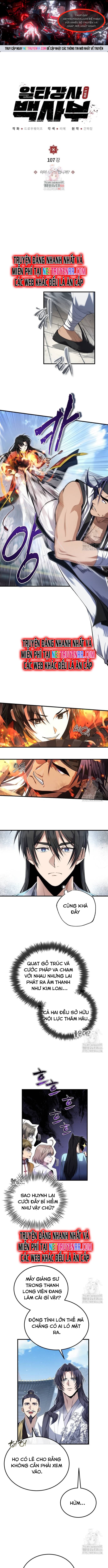 Giảng Sư Đứng Đầu, Baek Sư Phụ: Chapter 107