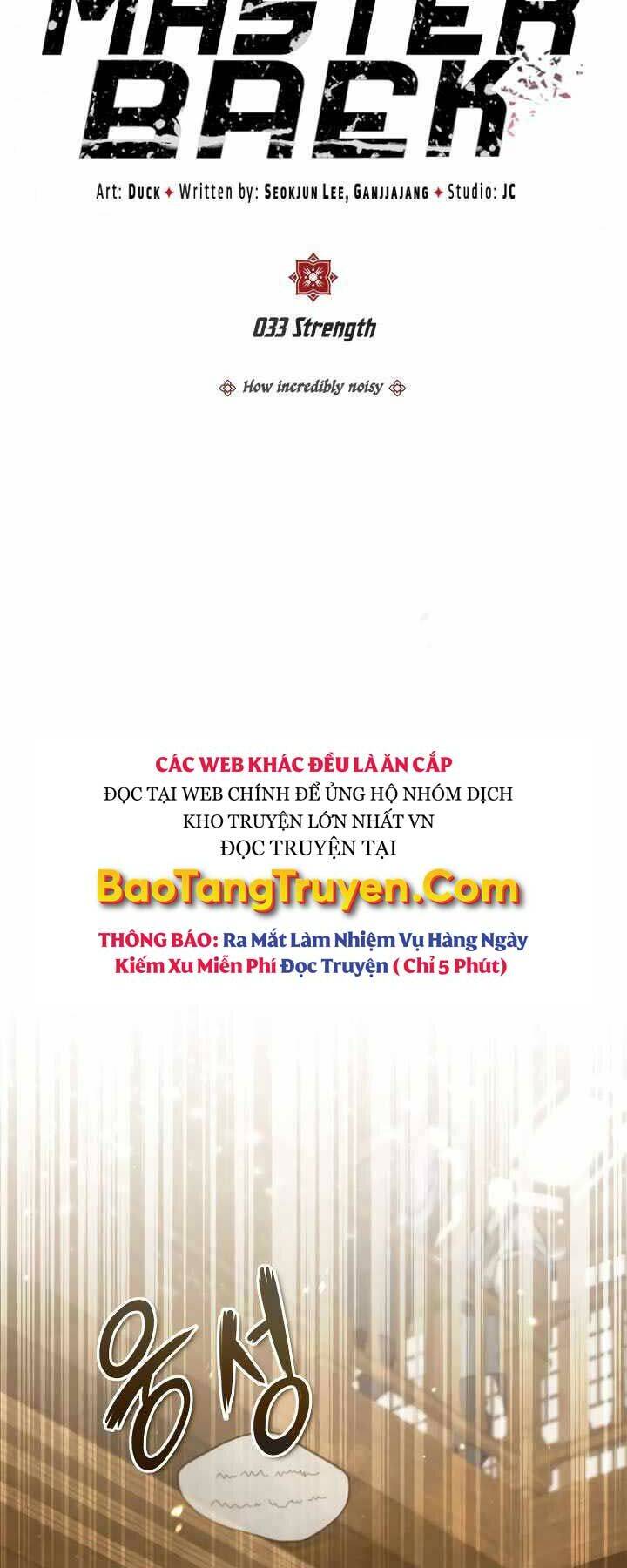 Giảng Sư Đứng Đầu, Baek Sư Phụ: Chapter 33