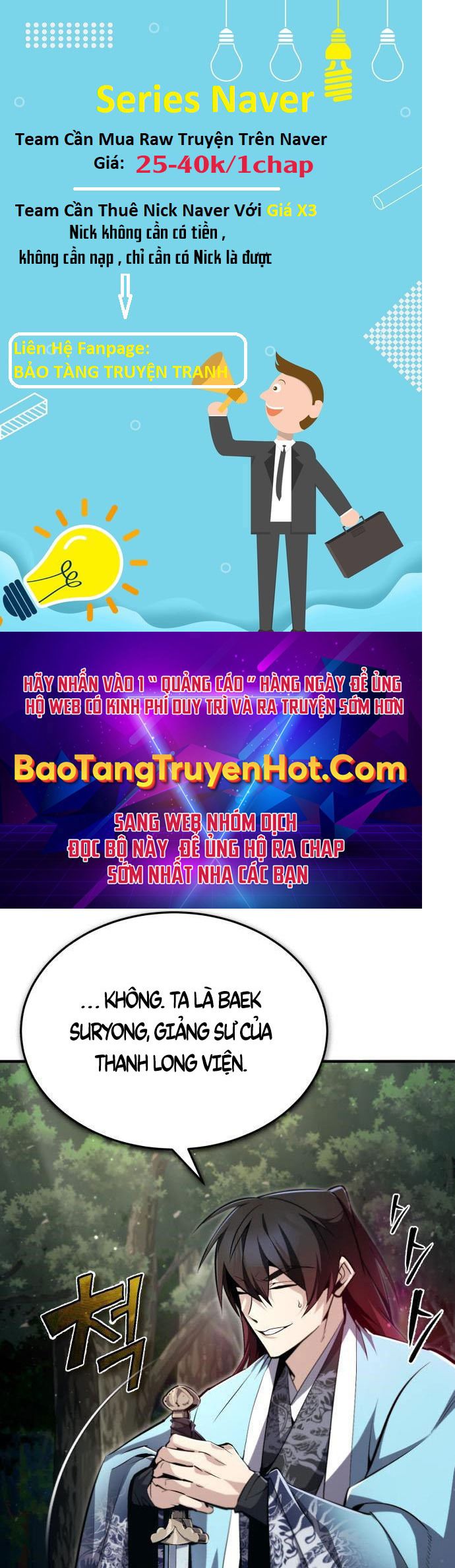 Giảng Sư Đứng Đầu, Baek Sư Phụ: Chapter 48