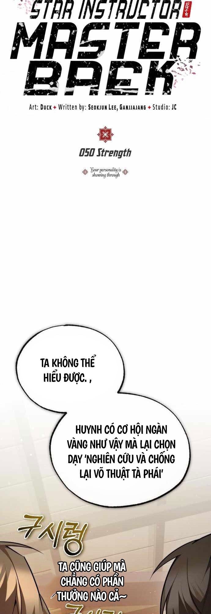 Giảng Sư Đứng Đầu, Baek Sư Phụ: Chapter 50