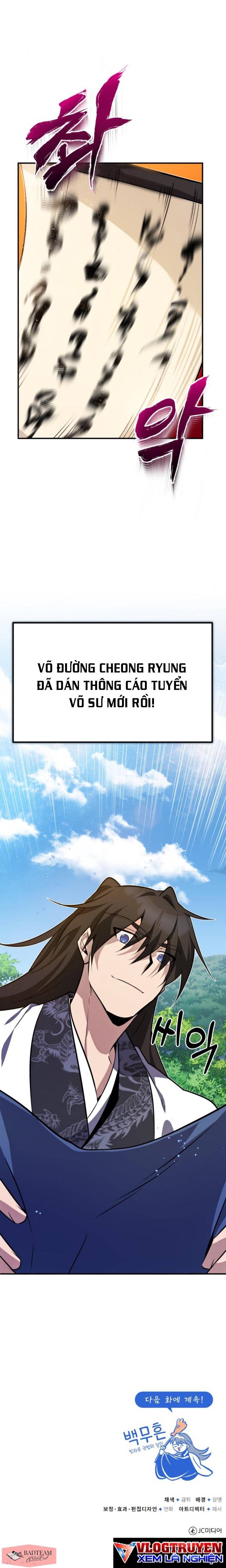 Giảng Sư Đứng Đầu, Baek Sư Phụ: Chapter 9