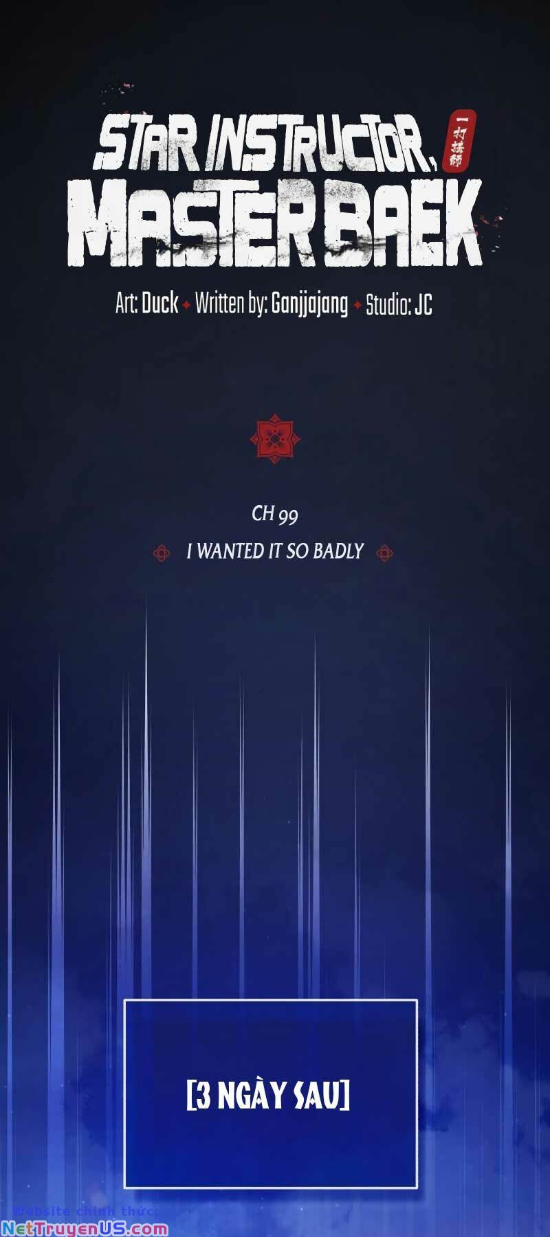 Giảng Sư Đứng Đầu, Baek Sư Phụ: Chapter 99