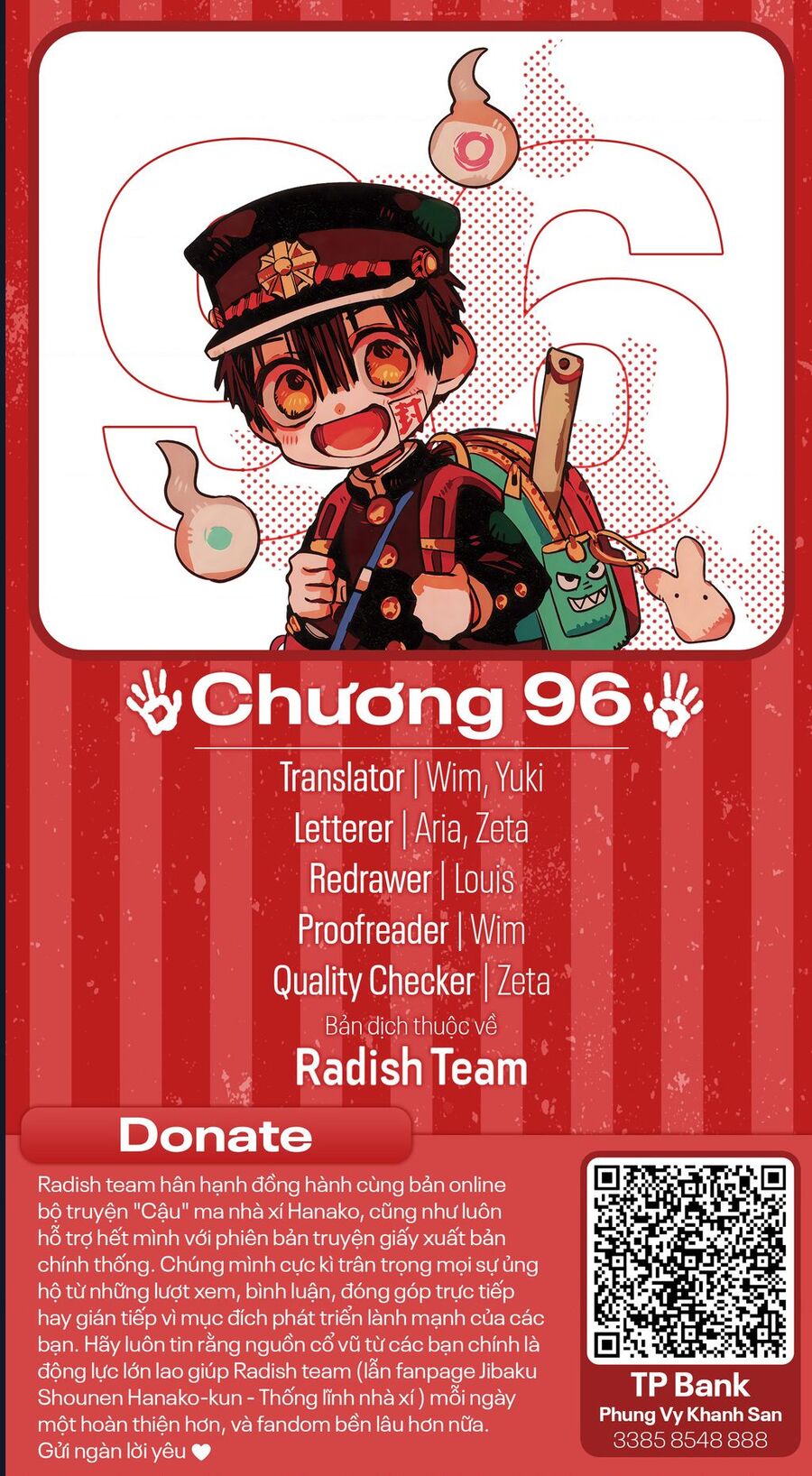 Hanako-Kun Nhà Xí: Chapter 96