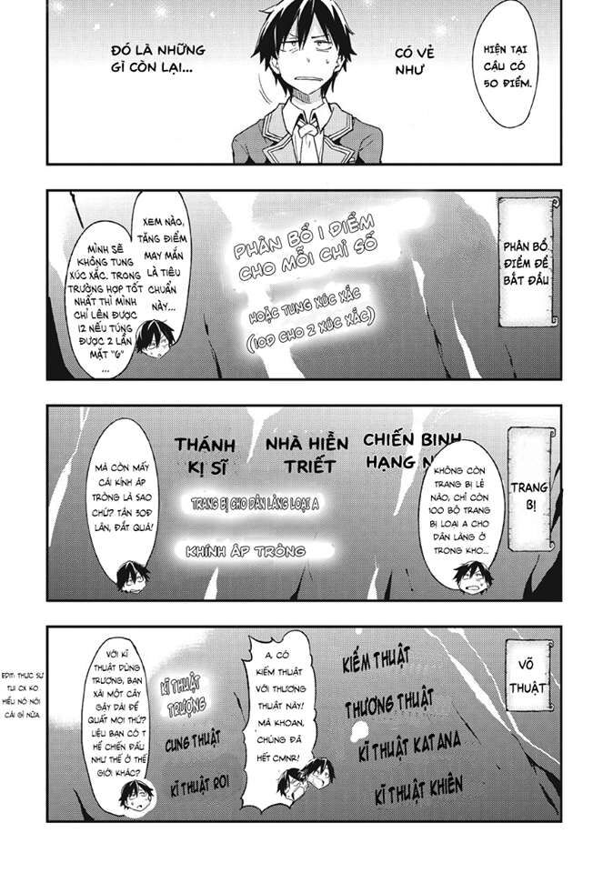 Hành Trình Cô Độc Nơi Dị Giới: Chapter 1