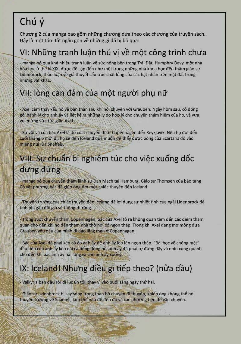 Hành Trình Tới Tâm Trái Đất: Chapter 2
