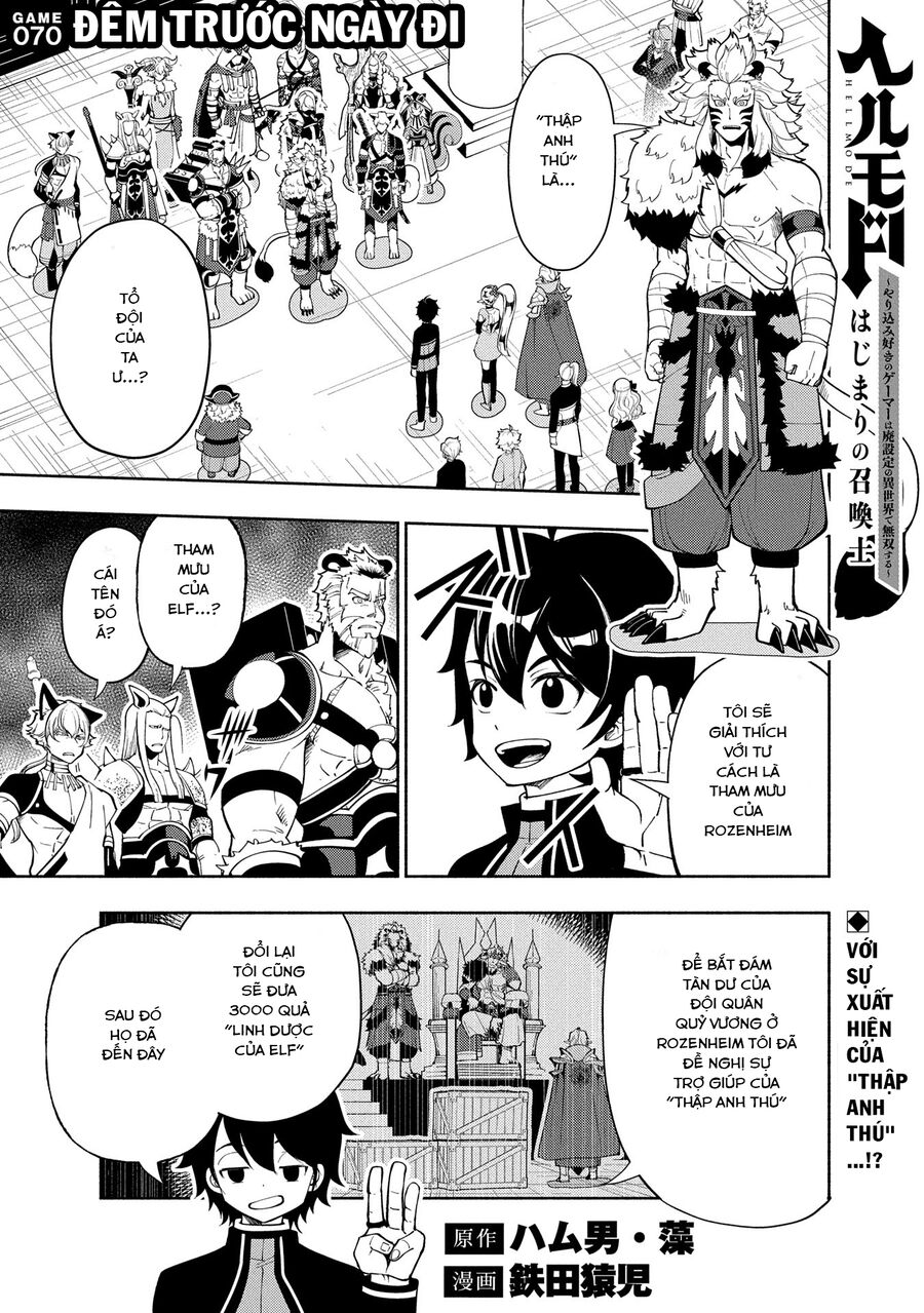 Hell Mode: Yarikomi Suki No Gamer Wa Hai Settei No Isekai De Musou Suru: Chapter 70