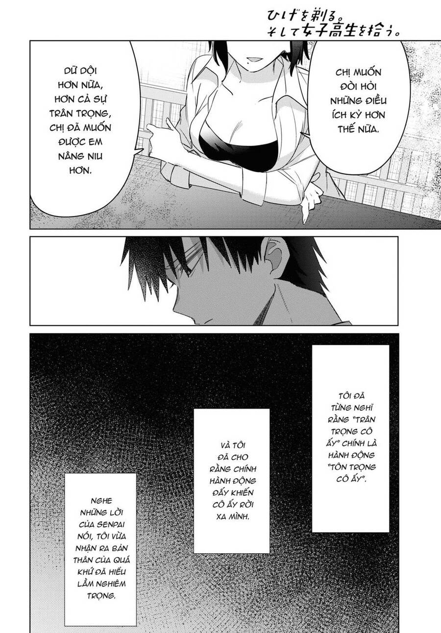 Hige Wo Soru. Soshite Joshikosei Wo Hirou: Chapter 37