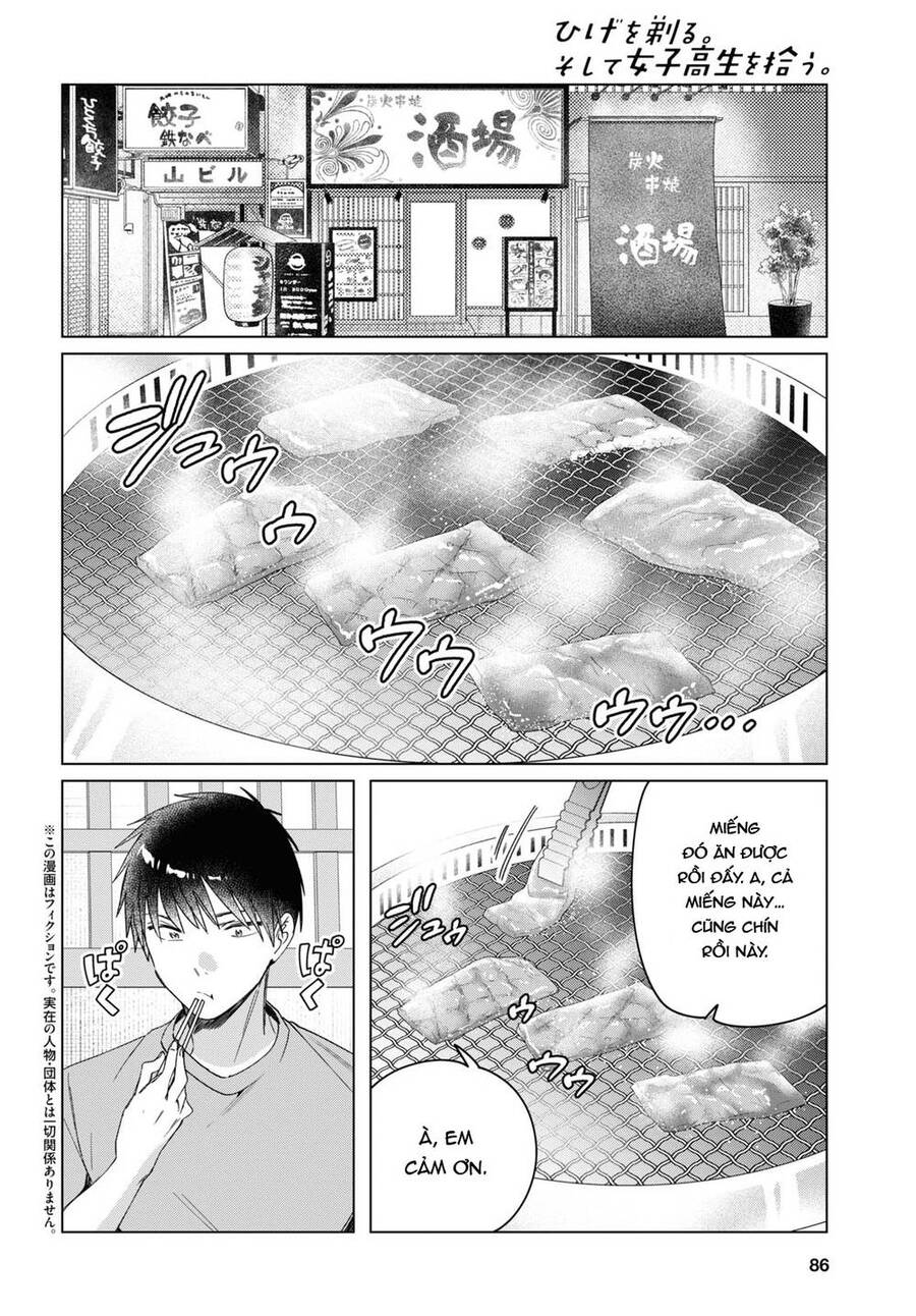 Hige Wo Soru. Soshite Joshikosei Wo Hirou: Chapter 37