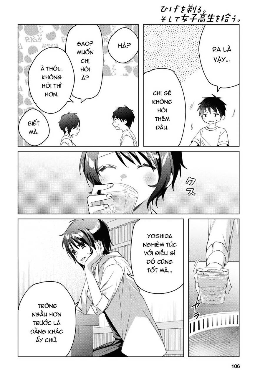 Hige Wo Soru. Soshite Joshikosei Wo Hirou: Chapter 37