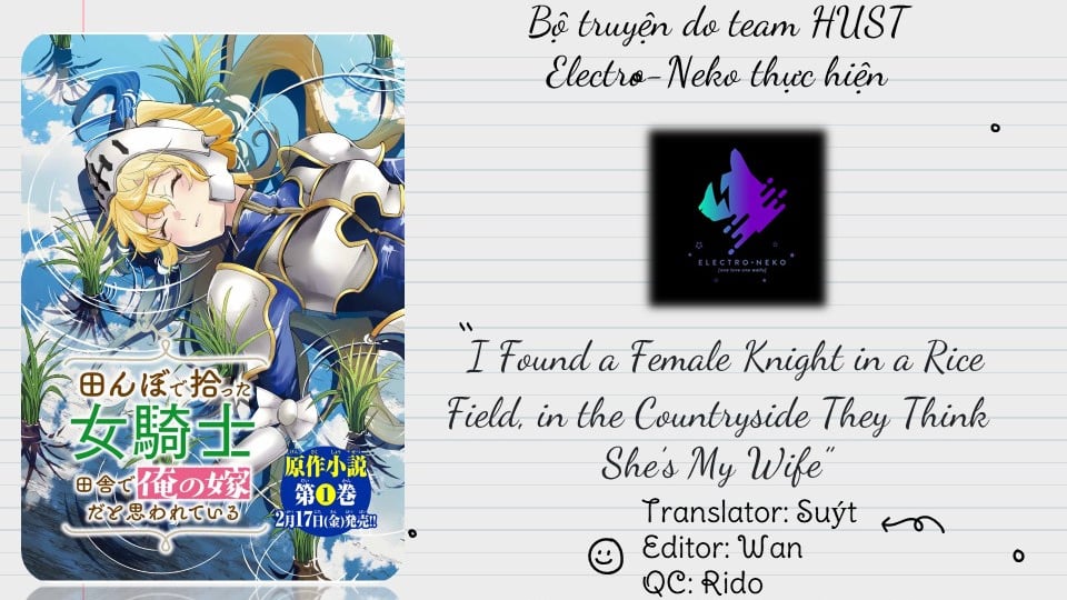 I Found A Female Knight In A Rice Field, In The Countryside They Think She\’S My Wife: Chapter 35