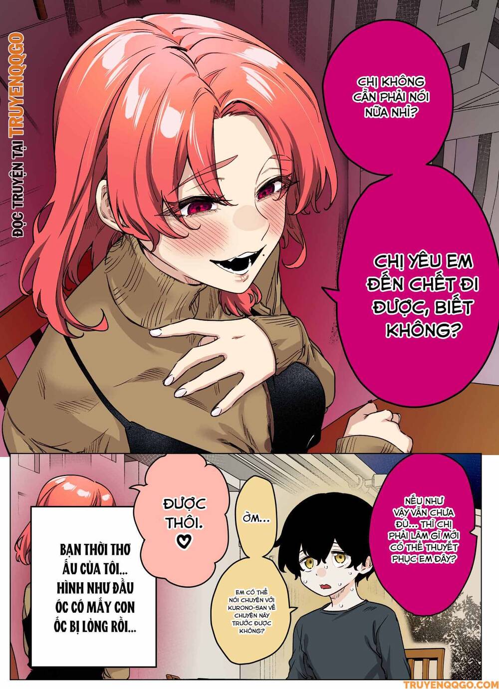 I Thought She Was A Yandere, But Apparently She's Even Worse (Fan Colored): Chapter 36