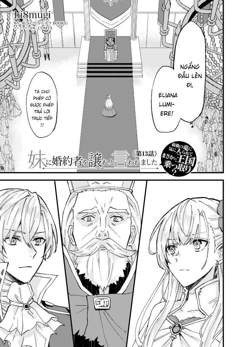 Imouto Ni Fiancee Wo Yuzure To Iwaremashita, Saikyou No Ryuu Ni Kiniirarete Masakano Okoku Nottori?: Chapter 13.3