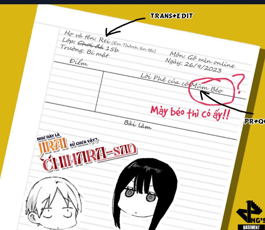 Jirai Nandesuka? Chihara-San: Chapter 66