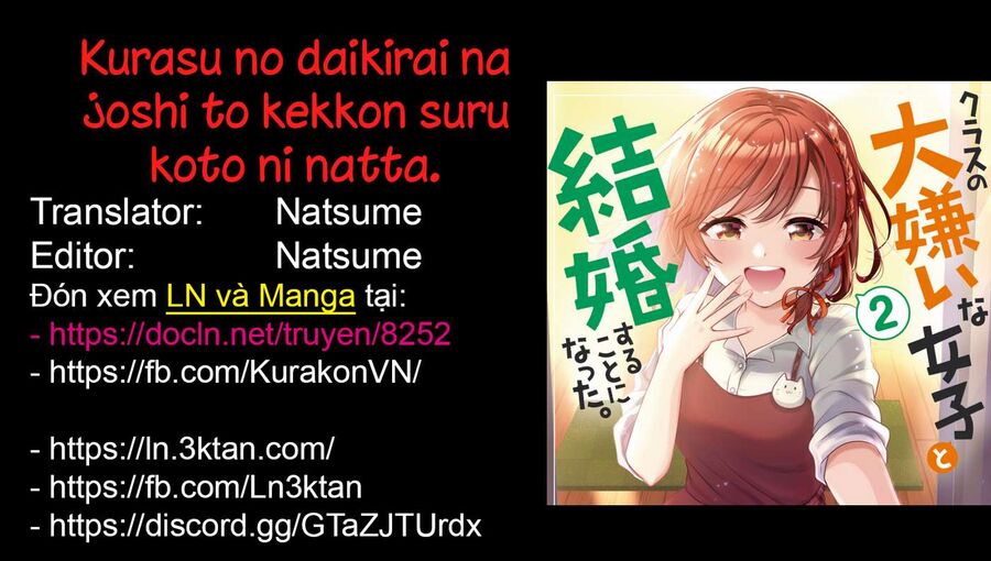 Kết Hôn Với Đứa Con Gái Mà Tôi Ghét Nhất Trong Lớp: Chapter 19