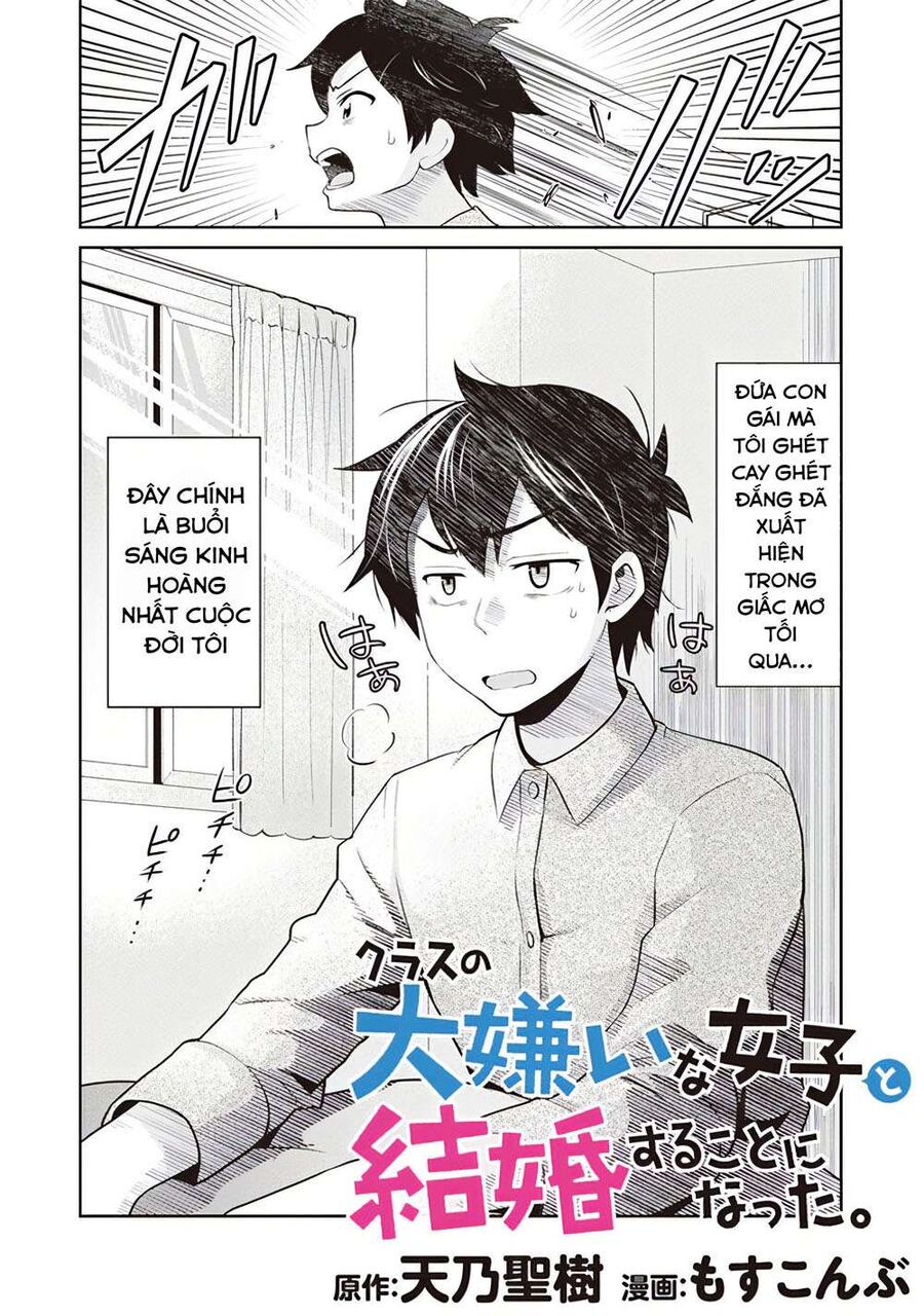 Kết Hôn Với Đứa Con Gái Mà Tôi Ghét Nhất Trong Lớp: Chapter 2
