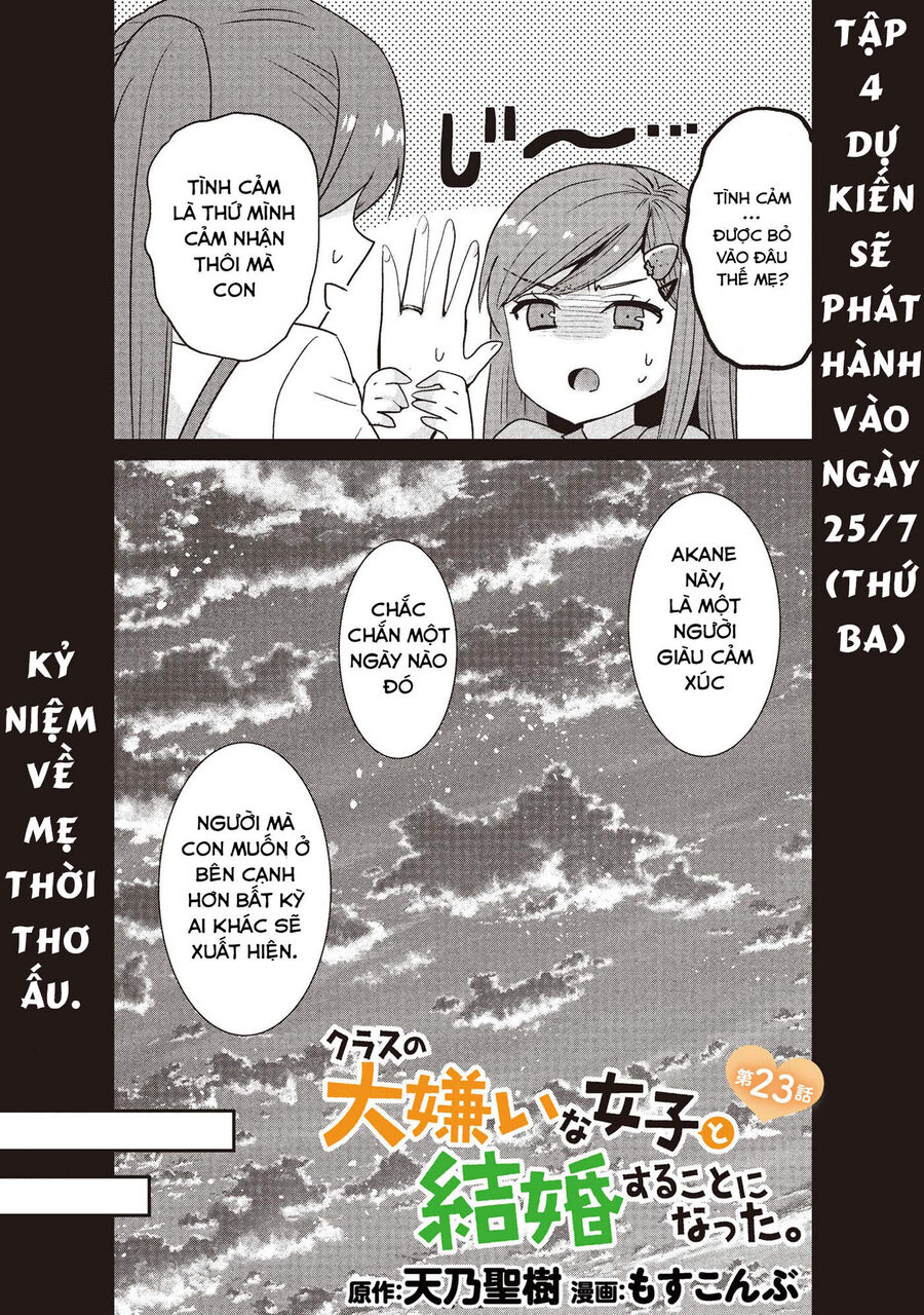 Kết Hôn Với Đứa Con Gái Mà Tôi Ghét Nhất Trong Lớp: Chapter 23