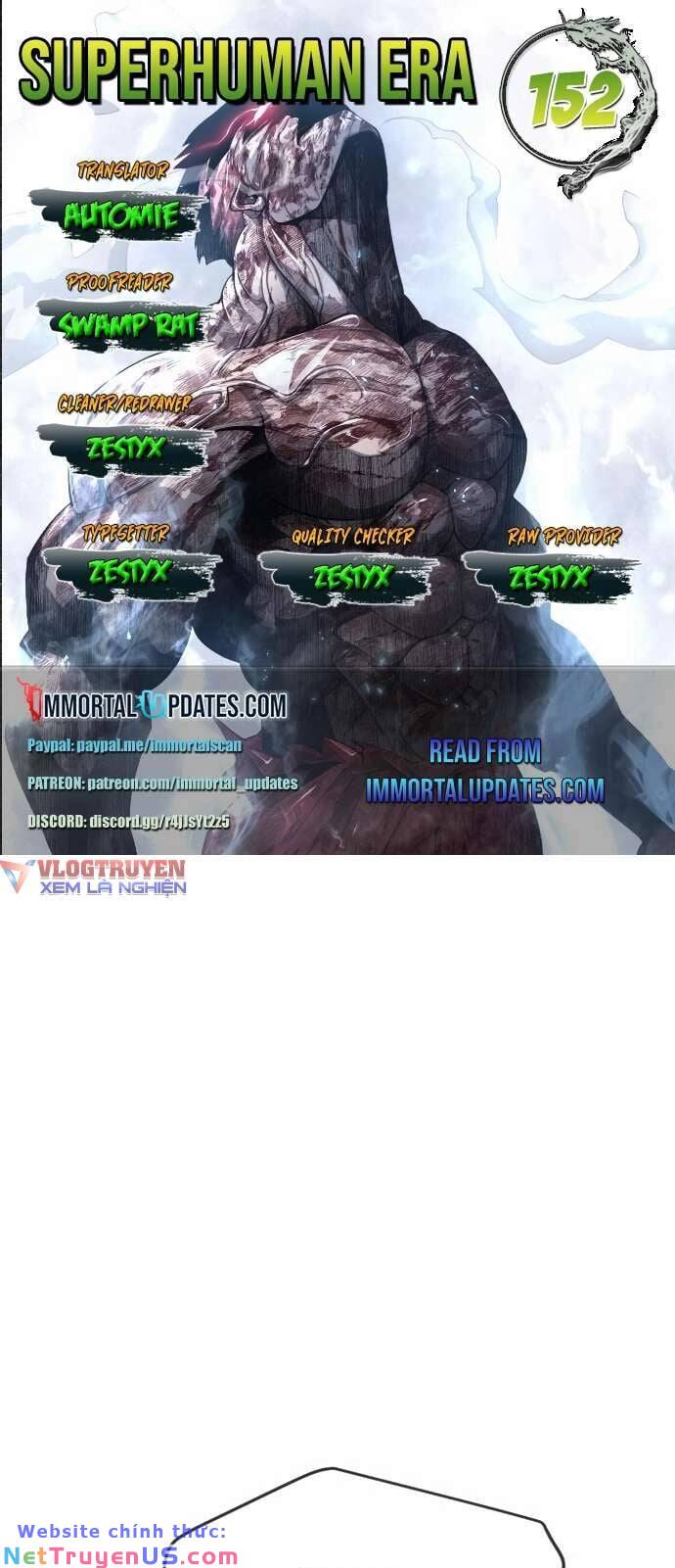 Kỷ Nguyên Siêu Anh Hùng: Chapter 152