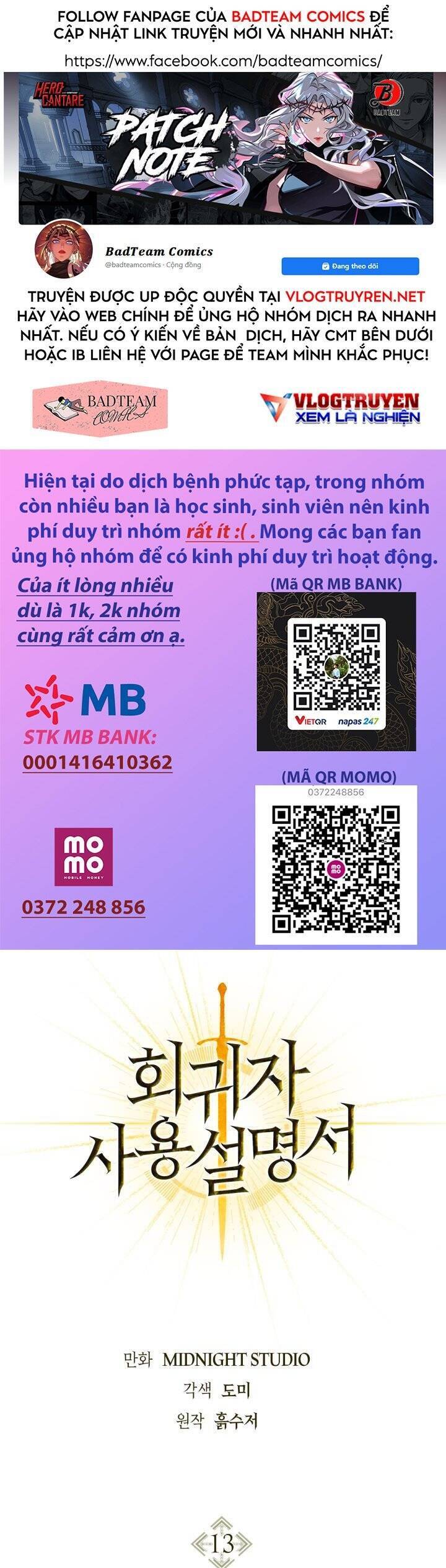 Ký Sự Hồi Quy: Chapter 13