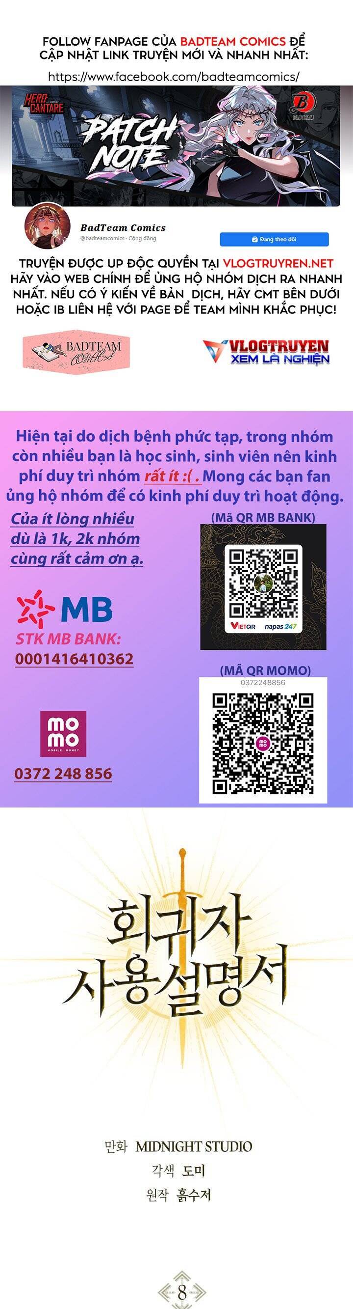 Ký Sự Hồi Quy: Chapter 8