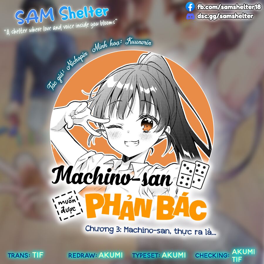 Machino-San Muốn Được Phản Bác: Chapter 3