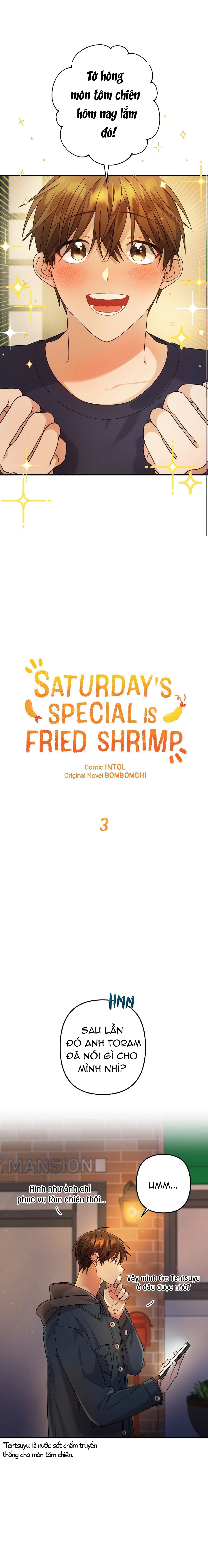 Món Đặc Biệt Thứ Bảy Là Tôm Chiên: Chapter 3