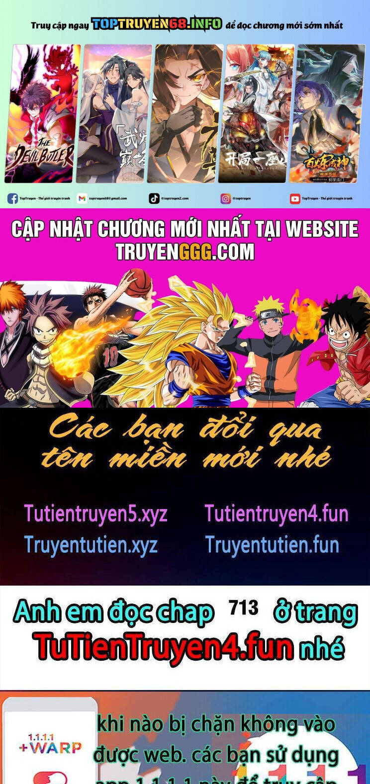 Nghịch Thiên Tà Thần: Chapter 712
