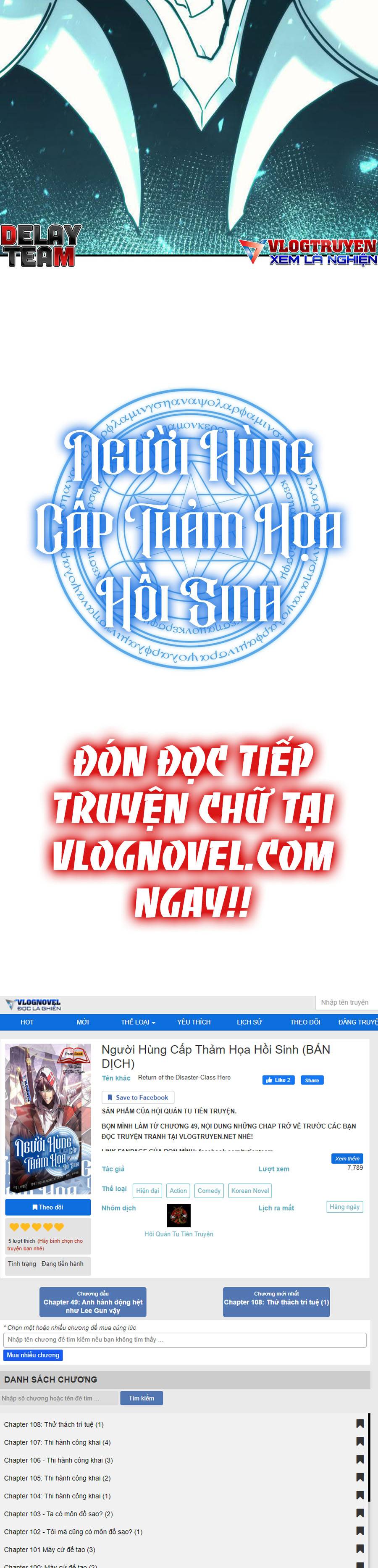 Người Hùng Cấp Thảm Họa Hồi Sinh: Chapter 37