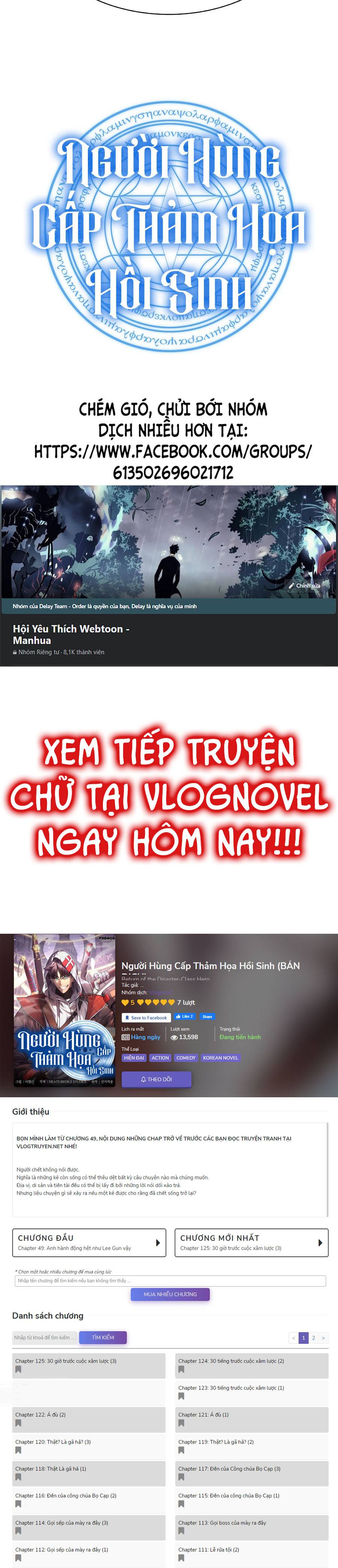 Người Hùng Cấp Thảm Họa Hồi Sinh: Chapter 40