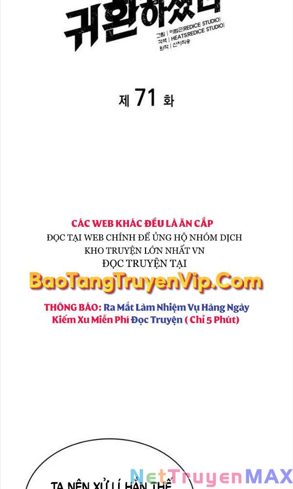 Người Hùng Cấp Thảm Họa Hồi Sinh: Chapter 71
