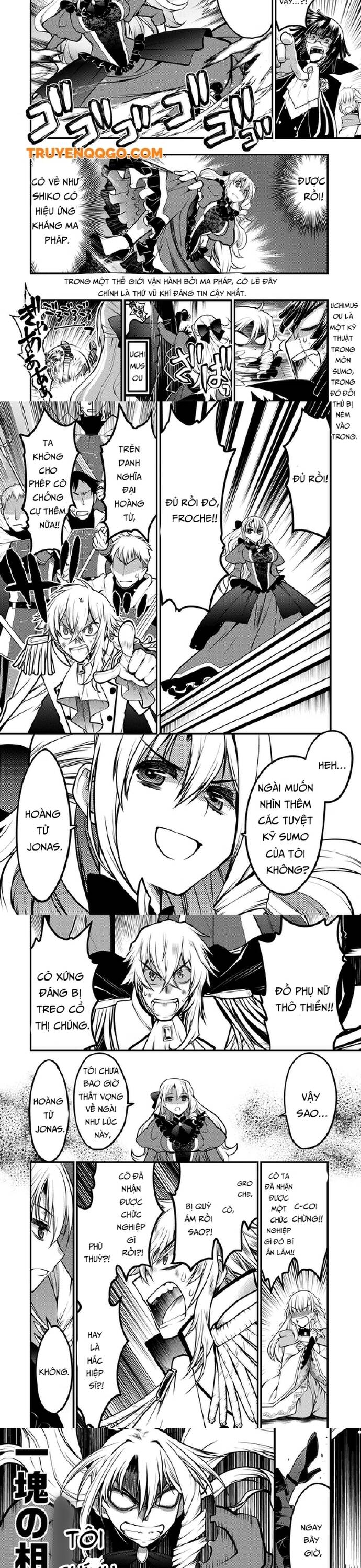 Oozumou Reijou ~Seijo Ni Hirateuchi Wo Kuratta Shunkan Sumou Budatta Zense Wo Omoidashita Akuyaku Reijou No Watashi Wa Sute Neko Ouji Ni Chanko Wo Furumaitai Haadosukoidosukoi~: Chapter 1