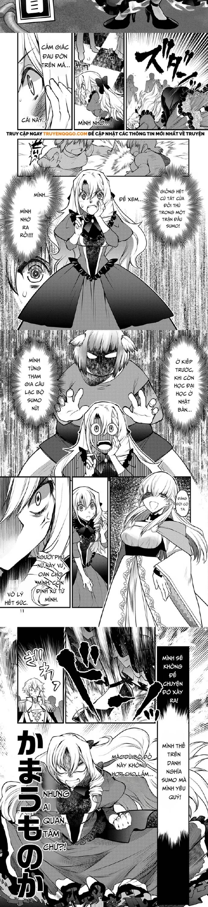 Oozumou Reijou ~Seijo Ni Hirateuchi Wo Kuratta Shunkan Sumou Budatta Zense Wo Omoidashita Akuyaku Reijou No Watashi Wa Sute Neko Ouji Ni Chanko Wo Furumaitai Haadosukoidosukoi~: Chapter 1