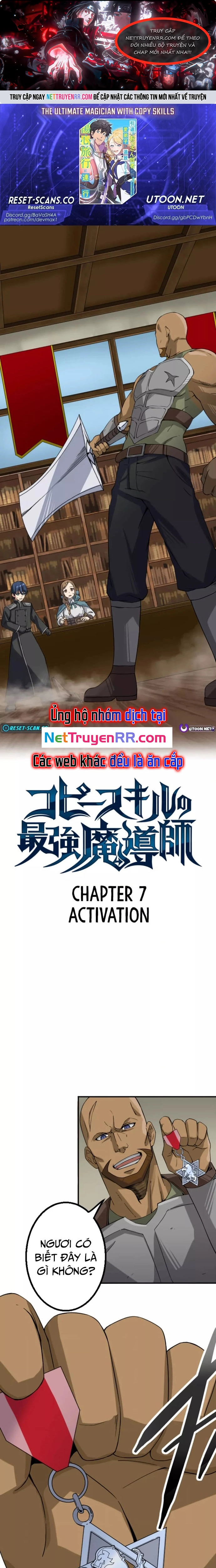 Pháp Sư Vô Địch Với Kỹ Năng Sao Chép: Chapter 7