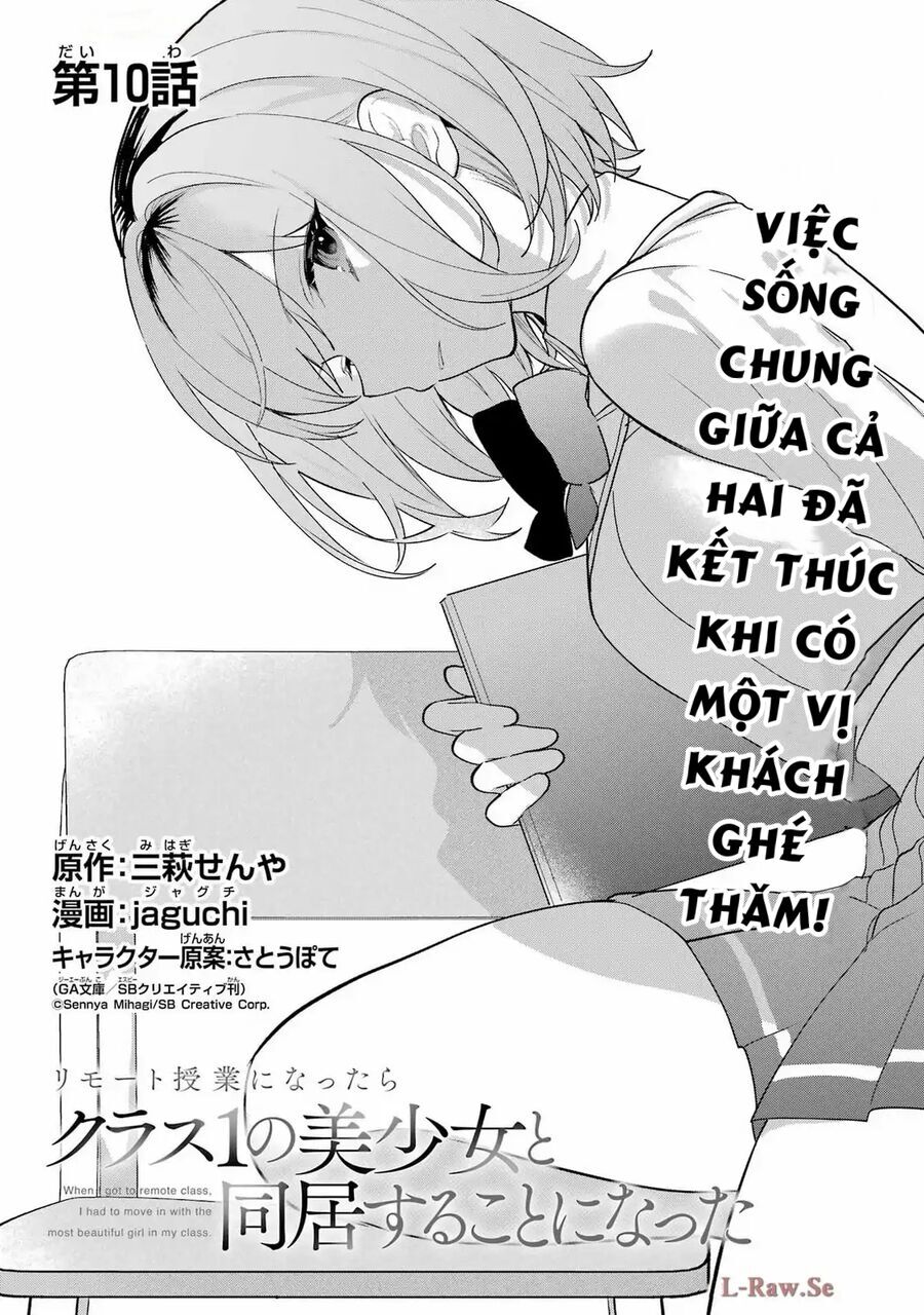 Sau Khi Chuyển Sang Học Online, Tôi Đành Phải Sống Chung Với Cô Nàng Xinh Đẹp Nhất Lớp: Chapter 10