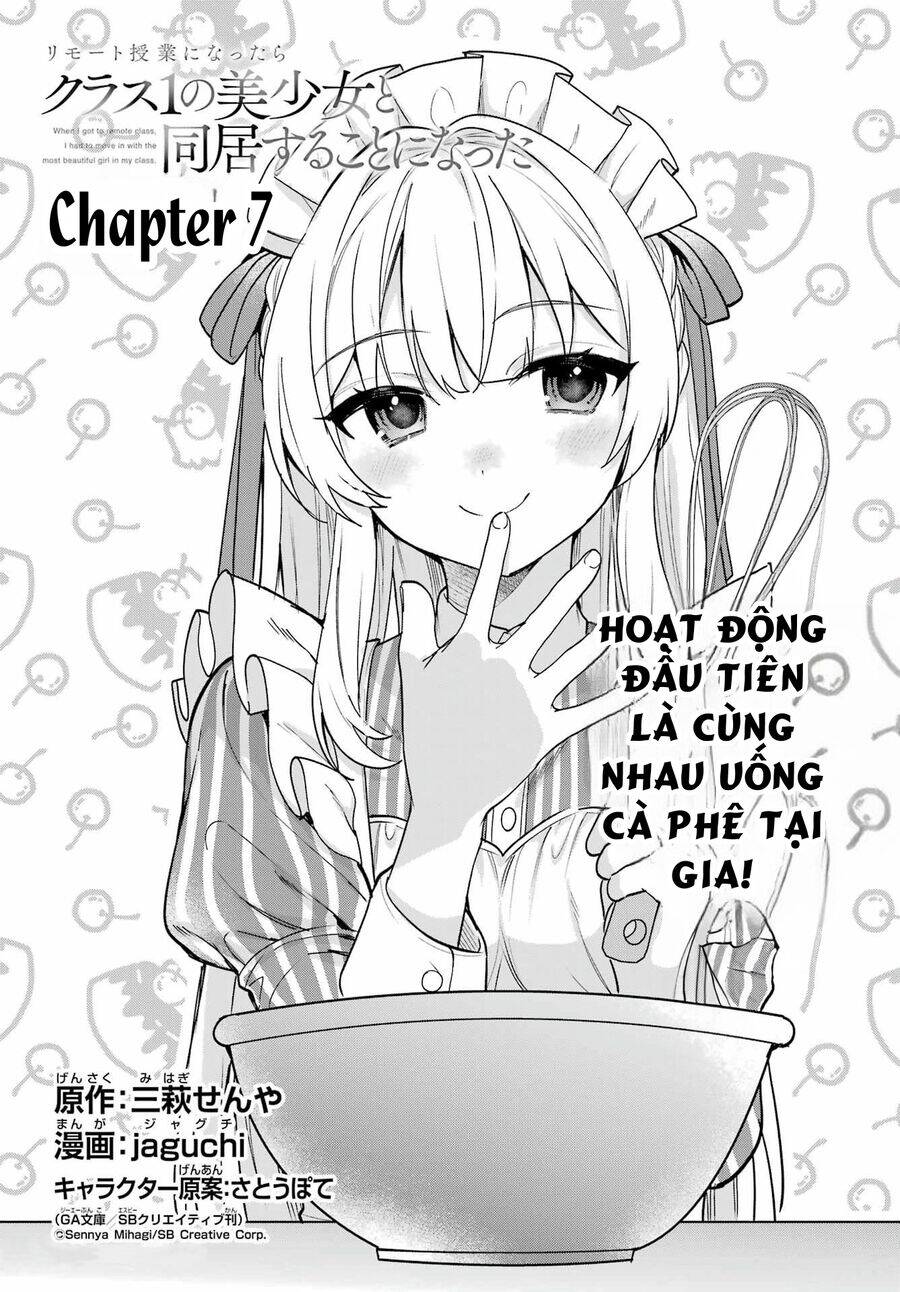 Sau Khi Chuyển Sang Học Online, Tôi Đành Phải Sống Chung Với Cô Nàng Xinh Đẹp Nhất Lớp: Chapter 7