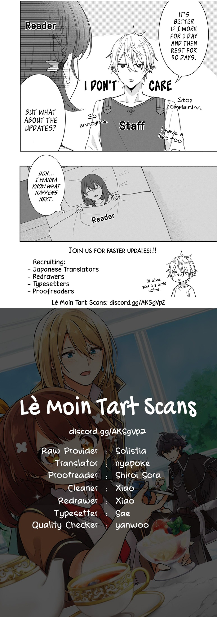Seijo ja nakatta no de, Oukyuu de nonbiri Gohan wo Tsukuru koto ni shimashita: Chapter 8