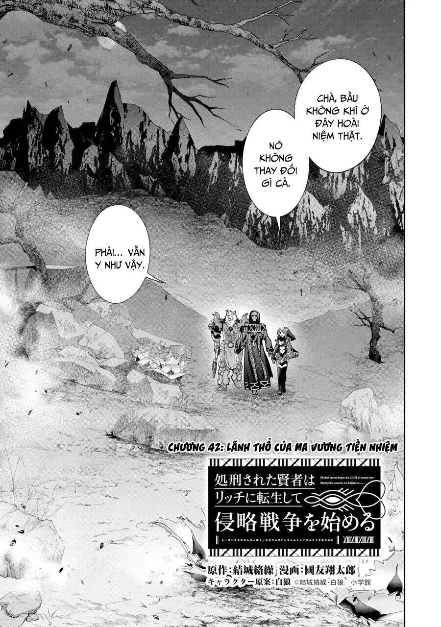 Shokei Sareta Kenja Wa Lich Ni Tensei Shite Shinryaku Sensou Wo Hajimaru: Chapter 42