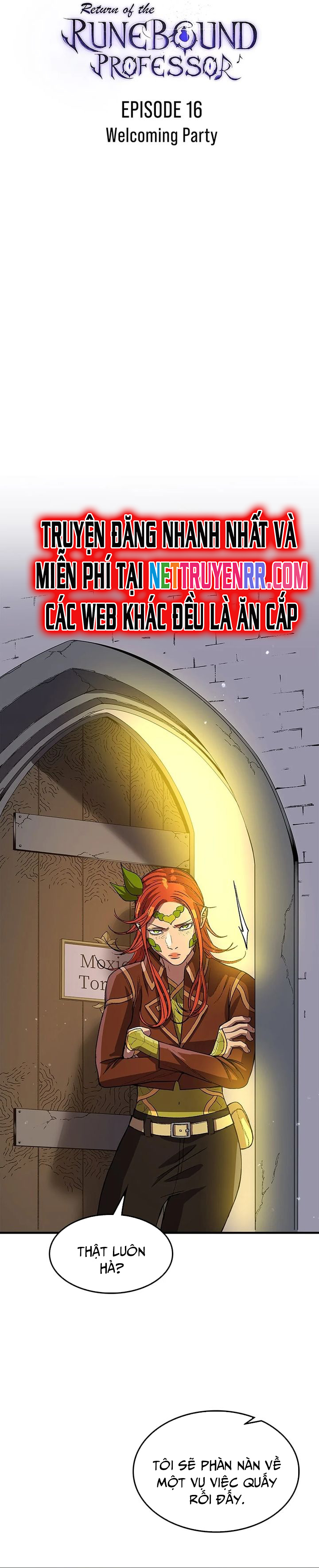 Sự Trở Lại Của Giáo Sư Runebound: Chapter 16