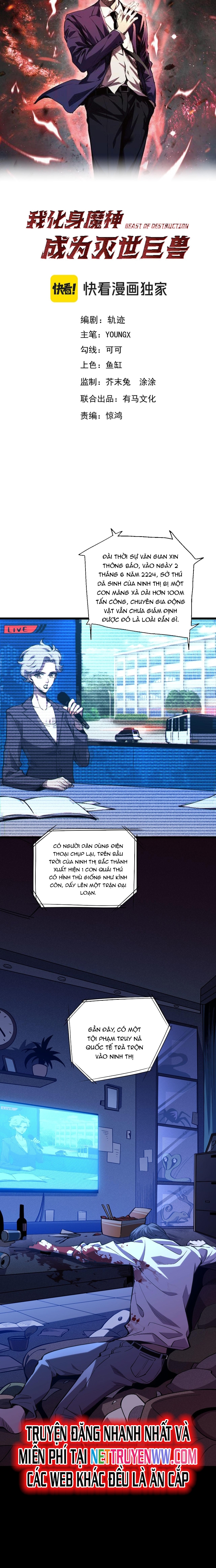 Ta Hoá Thân Ma Thần, Trở Thành Diệt Thế Cự Thú!: Chapter 1