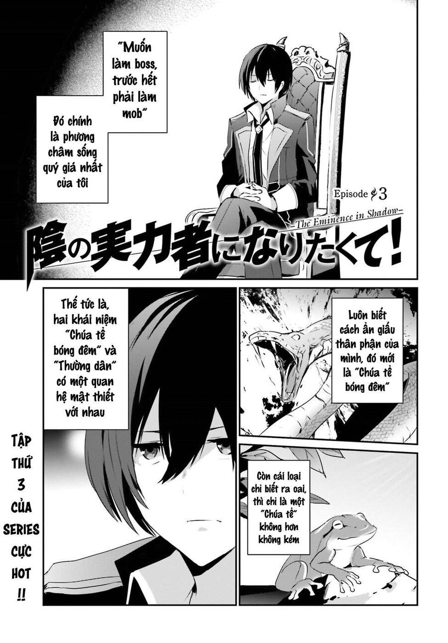 Ta Muốn Trở Thành Chúa Tể Bóng Tối!: Chapter 3