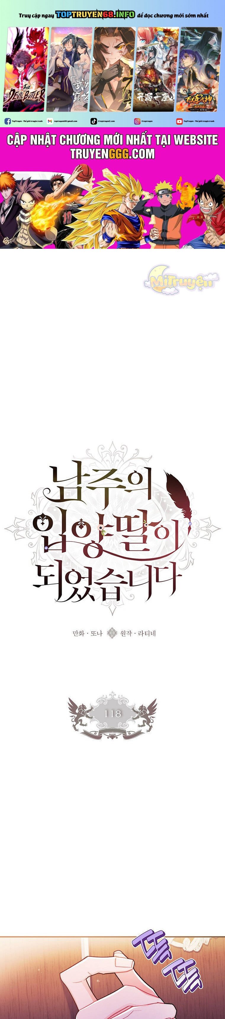 Ta Trở Thành Con Gái Nuôi Của Nam Chính: Chapter 118